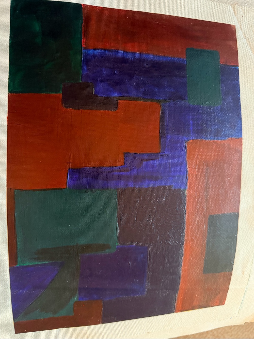 “Interlocking Shadows” Oil Painting- Original 12x16